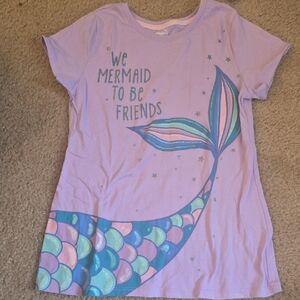 Wonder Nation Purple and Blue Short Sleeve Tee